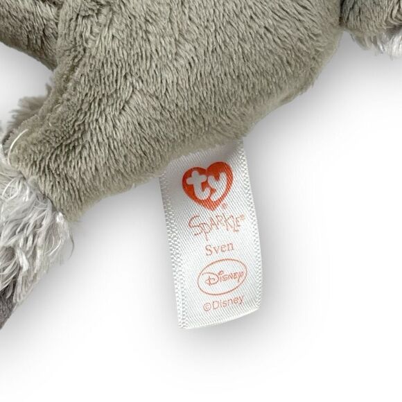 TY Sparkle Disney Frozen Sven Plush Reindeer Deer Stuffed Animal Toy Small 7” 8” - Picture 7 of 9